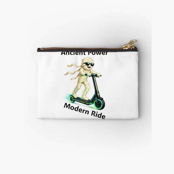 Item preview, Funny Mummy Riding Electric Scooter – Ancient Power Modern Ride Halloween Design designed and sold by Buli89.