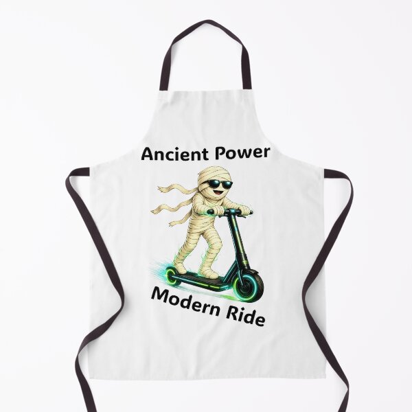 Item preview, Funny Mummy Riding Electric Scooter – Ancient Power Modern Ride Halloween Design designed and sold by Buli89.