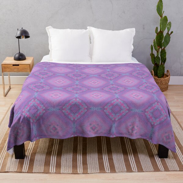 Item preview, Pink Purple Alcohol Ink Geometric Pattern designed and sold by SweetLilith.