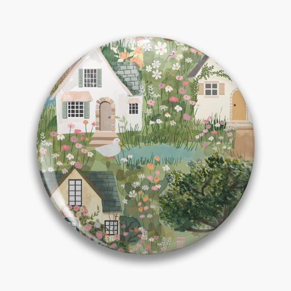 Item preview, Cottage core farm houses designed and sold by SweetCoolVibes.