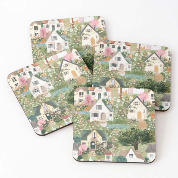 Item preview, Cottage core farm houses designed and sold by SweetCoolVibes.