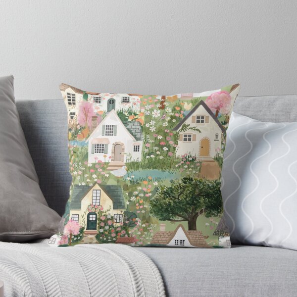 Item preview, Cottage core farm houses designed and sold by SweetCoolVibes.