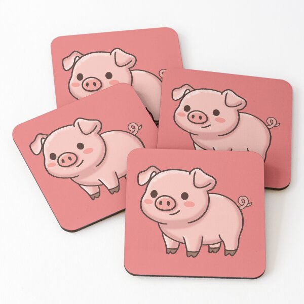 Item preview, Cute Kawaii Pig designed and sold by SolutionsArt.