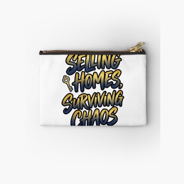 Item preview, Selling Homes Surviving Chaos Funny Realtor Quote designed and sold by StickVerse by Owais.