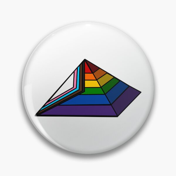 Item preview, Pyramid ProgressiveRainbow Pride Flag designed and sold by HarveyHandcraftsandDesigns.
