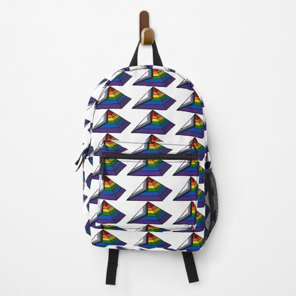Item preview, Pyramid ProgressiveRainbow Pride Flag designed and sold by HarveyHandcraftsandDesigns.