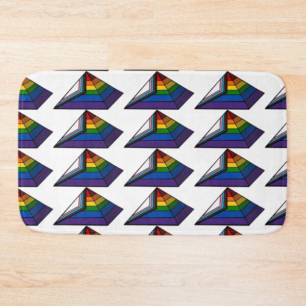 Item preview, Pyramid ProgressiveRainbow Pride Flag designed and sold by HarveyHandcraftsandDesigns.