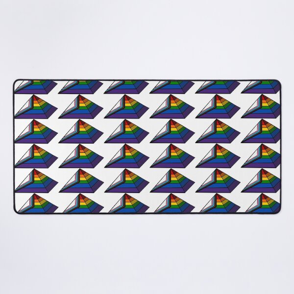 Item preview, Pyramid ProgressiveRainbow Pride Flag designed and sold by HarveyHandcraftsandDesigns.