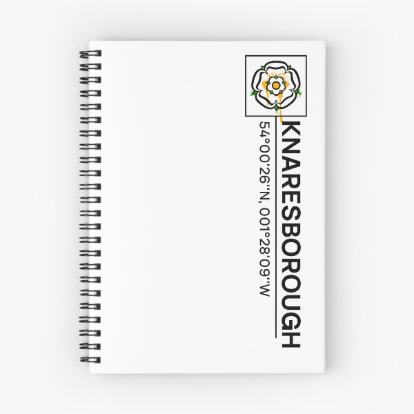 Item preview, Knaresborough North Yorkshire Coordinates Yorkshire Rose Graphic designed and sold by OnHeathAndMoor.