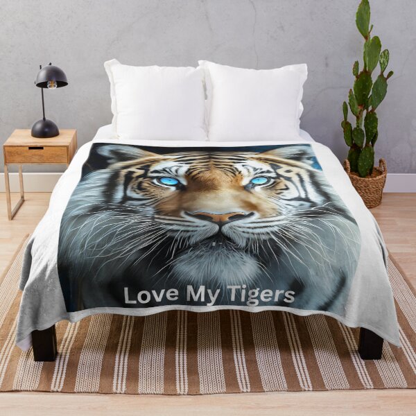 Item preview, A Beautiful Tiger with Blue Eyes. designed and sold by NickTshirts.