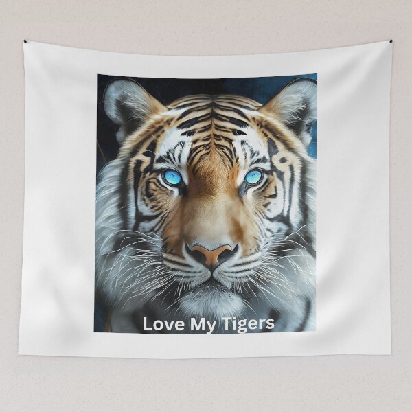 Item preview, A Beautiful Tiger with Blue Eyes. designed and sold by NickTshirts.