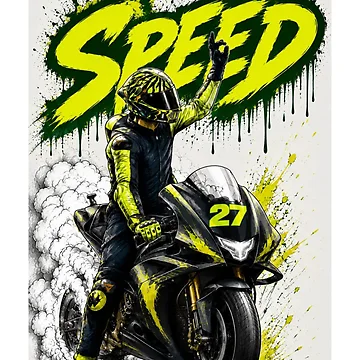 Artwork thumbnail, Speed Motorcycle Rider – High Speed Racing Adventure by anemiche