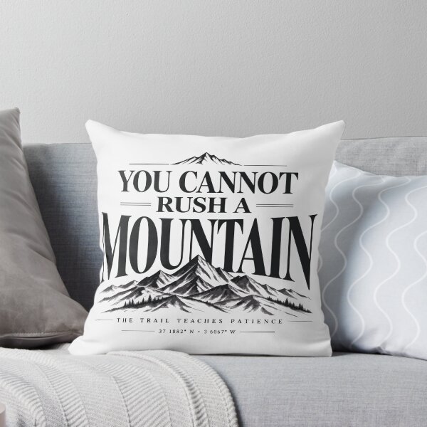 Item preview, You Cannot Rush A Mountain Premium Design designed and sold by SingleTrackes.