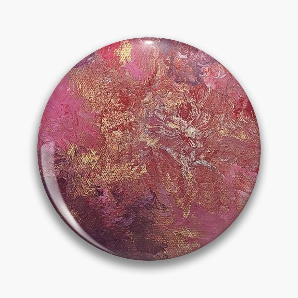 Item preview, Crimson luster - textured magenta - abstract gold designed and sold by HeART1234.