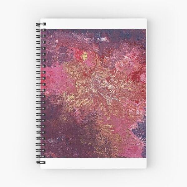 Item preview, Crimson luster - textured magenta - abstract gold designed and sold by HeART1234.