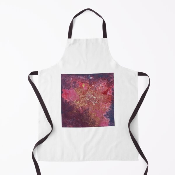 Item preview, Crimson luster - textured magenta - abstract gold designed and sold by HeART1234.