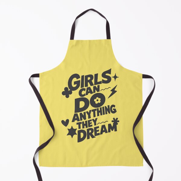 Item preview, Girls can do anything they dream - Black designed and sold by Gemini-SA.