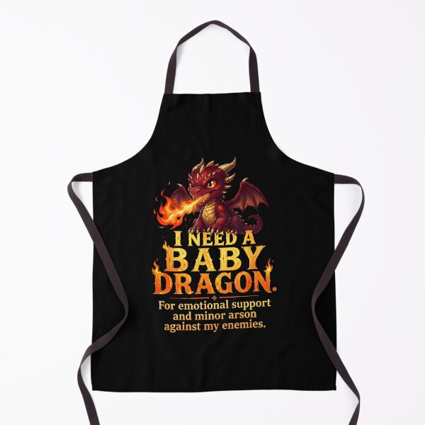 Item preview, I Need A Baby Dragon Emotional Support Funny designed and sold by Lhwatsrdina.