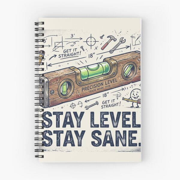 Item preview, Stay Level, Stay Sane •  Builders, Carpenters and Plumbers designed and sold by Applecrunch.