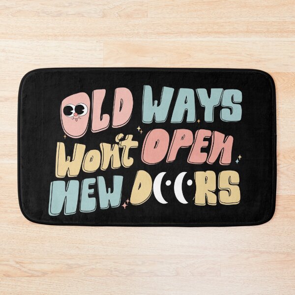 Item preview, Old Ways Won't Open New Doors Shirt | Motivational Quote Tee | Growth Mindset Gift designed and sold by DigitalChickHub.