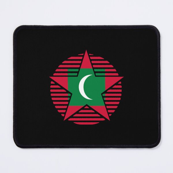 Item preview, Retro Maldives Flag Star MV designed and sold by shitpostee.