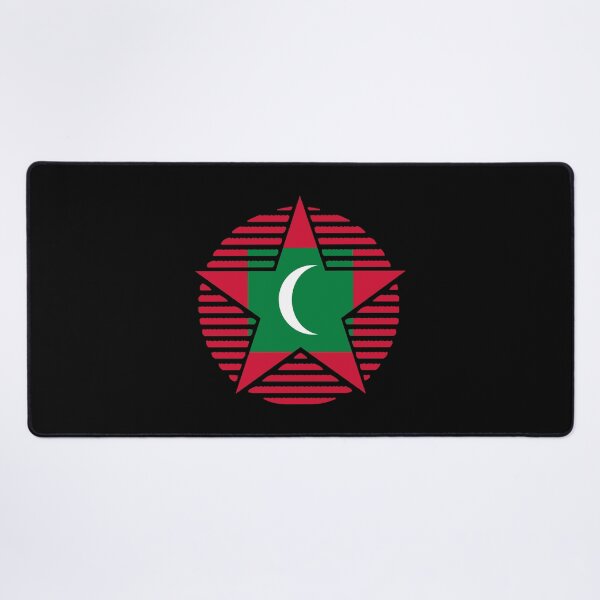 Item preview, Retro Maldives Flag Star MV designed and sold by shitpostee.