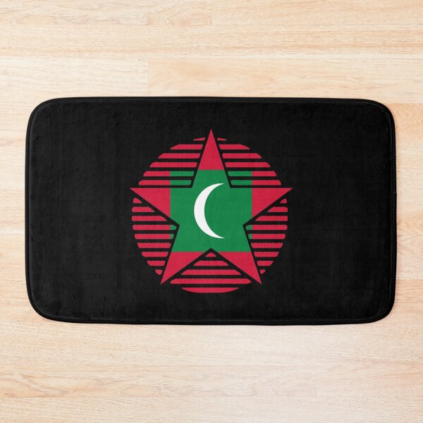 Item preview, Retro Maldives Flag Star MV designed and sold by shitpostee.