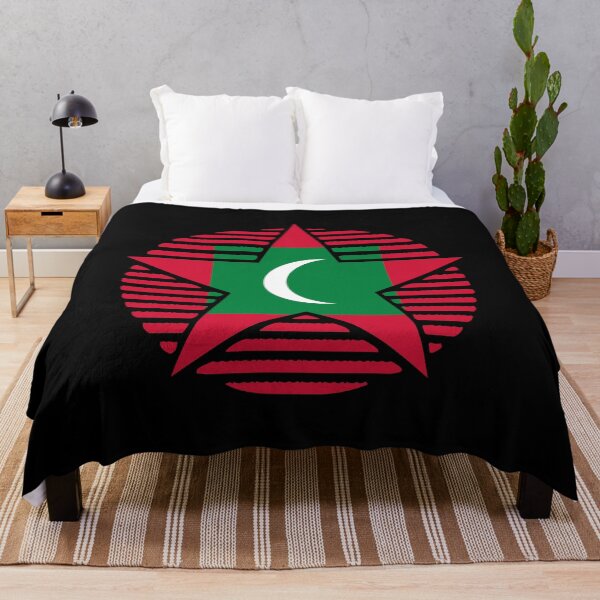Item preview, Retro Maldives Flag Star MV designed and sold by shitpostee.