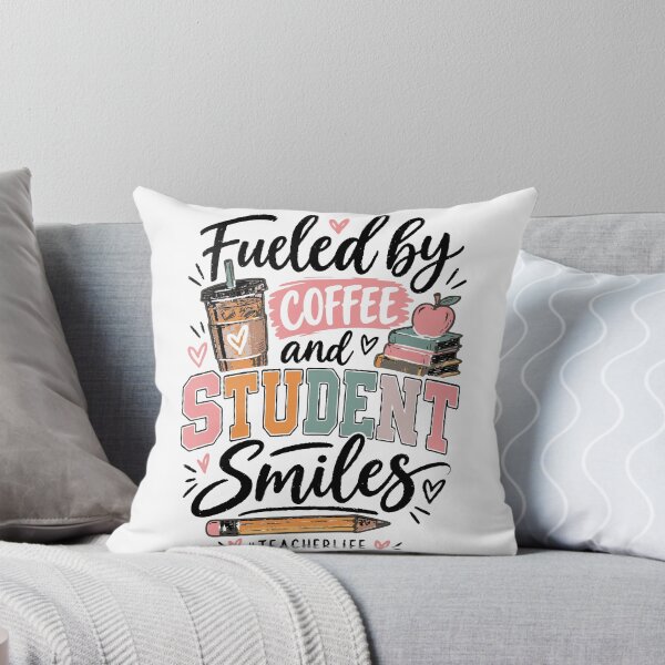 Item preview, Fueled by Coffee and Student Smiles | Funny Teacher Back to School Shirt designed and sold by Sunday.Supply.