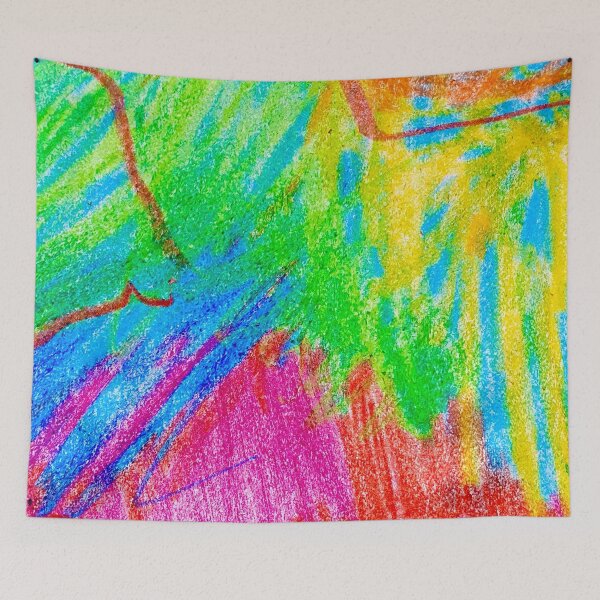 Item preview, abstract in blue and yellow designed and sold by Tereza Pilar  Art.