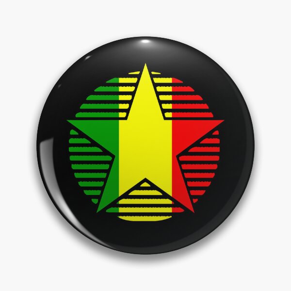 Item preview, Retro Mali Flag Star ML designed and sold by shitpostee.