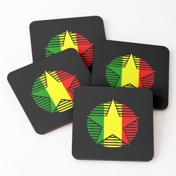 Item preview, Retro Mali Flag Star ML designed and sold by shitpostee.