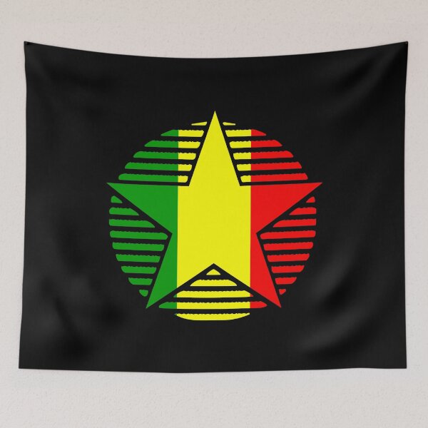 Item preview, Retro Mali Flag Star ML designed and sold by shitpostee.