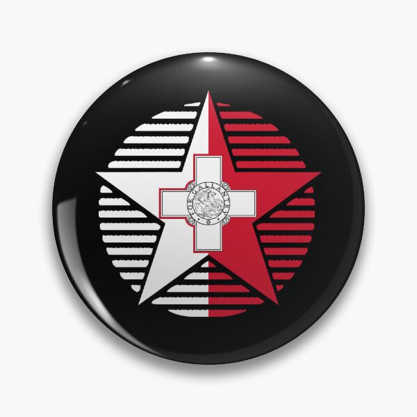 Item preview, Retro Malta Flag Star MT designed and sold by shitpostee.