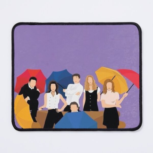 Item preview, Friends purple poster designed and sold by ItsAllYellow.