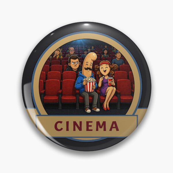 Aperçu de l'œuvre Kek et Ina - Moment de vie au cinéma créée et vendue par Kek-Ina.