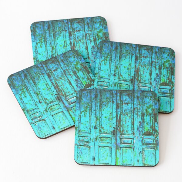 Item preview, Turquoise Doors  designed and sold by Ethna Gillespie.