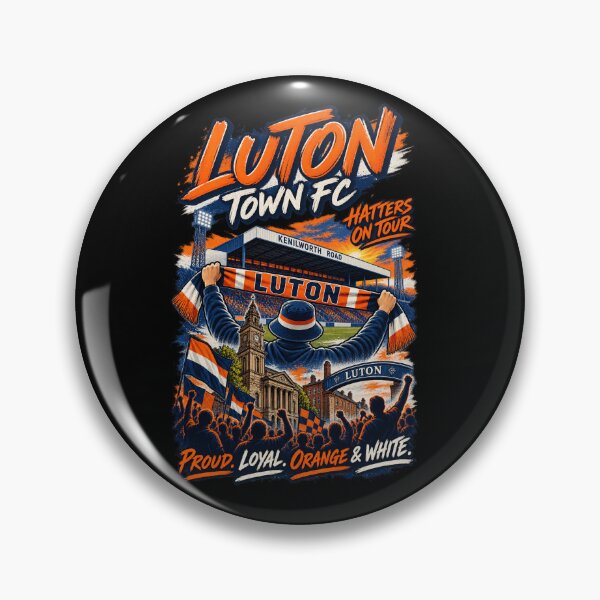 Item preview, Luton Town FC – Proud Loyal Orange & White | Hatters Football Fan T-Shirt | Retro Supporter Design designed and sold by GarnerSupplyCo.