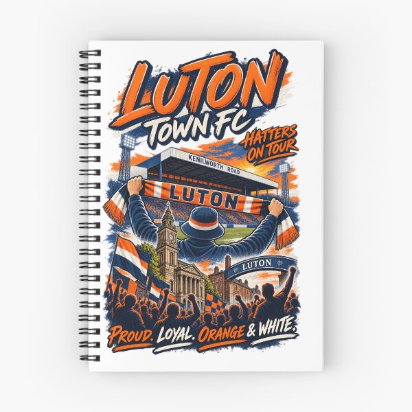 Item preview, Luton Town FC – Proud Loyal Orange & White | Hatters Football Fan T-Shirt | Retro Supporter Design designed and sold by GarnerSupplyCo.