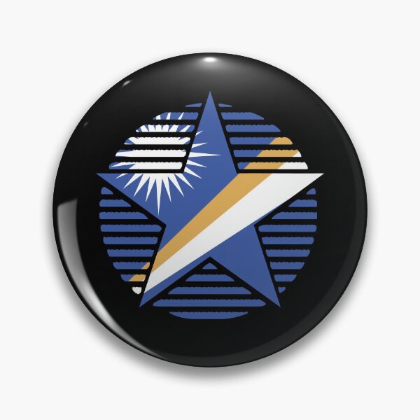 Item preview, Retro Marshall Islands Flag Star MH designed and sold by shitpostee.