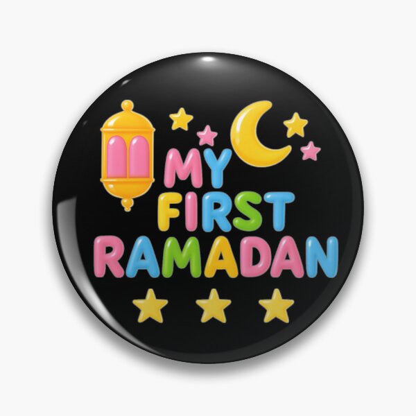 Item preview, My First Ramadan (V.7) – Colorful Lantern and Crescent Moon Design designed and sold by D-Islamic.