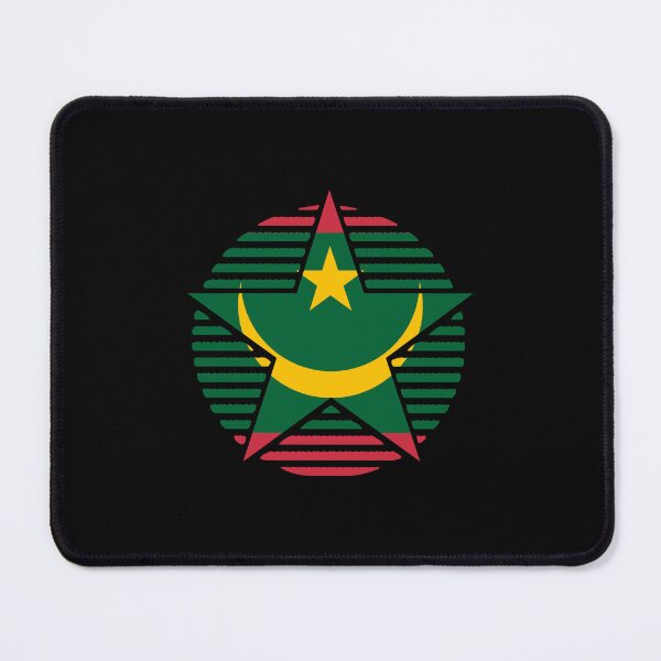 Item preview, Retro Mauritania Flag Star MR designed and sold by shitpostee.