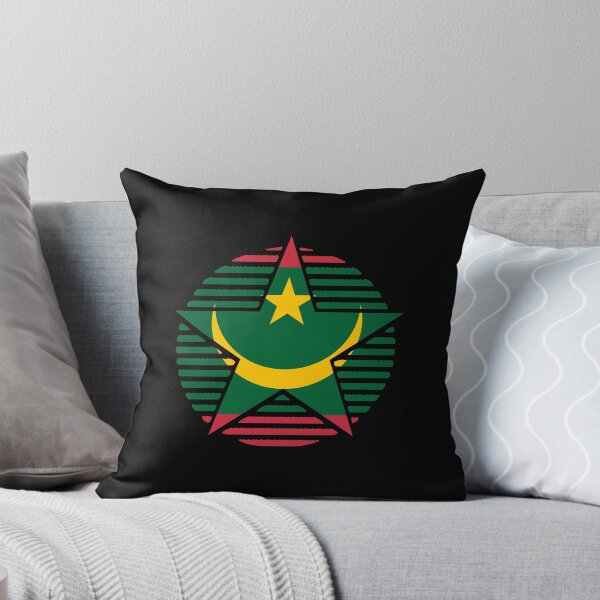 Item preview, Retro Mauritania Flag Star MR designed and sold by shitpostee.