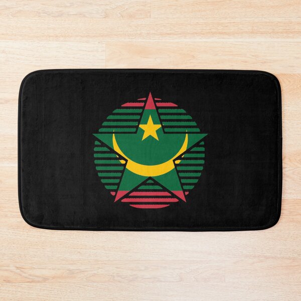 Item preview, Retro Mauritania Flag Star MR designed and sold by shitpostee.