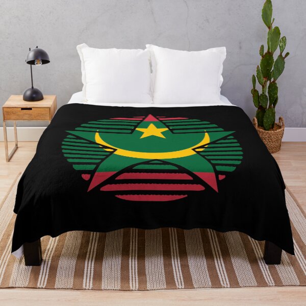 Item preview, Retro Mauritania Flag Star MR designed and sold by shitpostee.