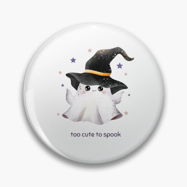 Item preview, Kawaii Watercolor Halloween Ghost Graphic designed and sold by Velouria Universe.