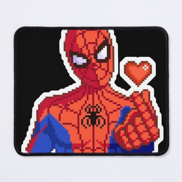 Item preview, Spider man Pixel Art designed and sold by ItsAllYellow.