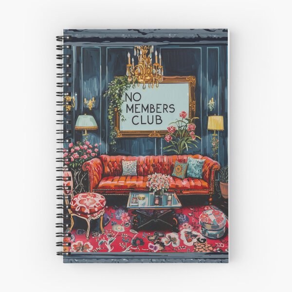 Item preview, No Members Club Art Painting Frame designed and sold by RichardRags.
