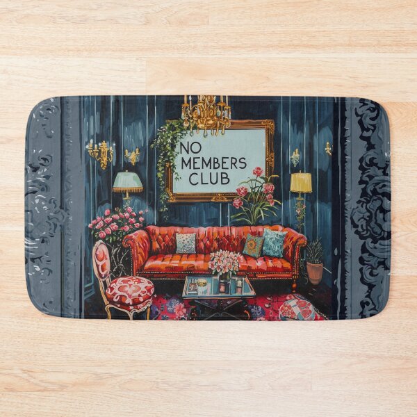 Item preview, No Members Club Art Painting Frame designed and sold by RichardRags.
