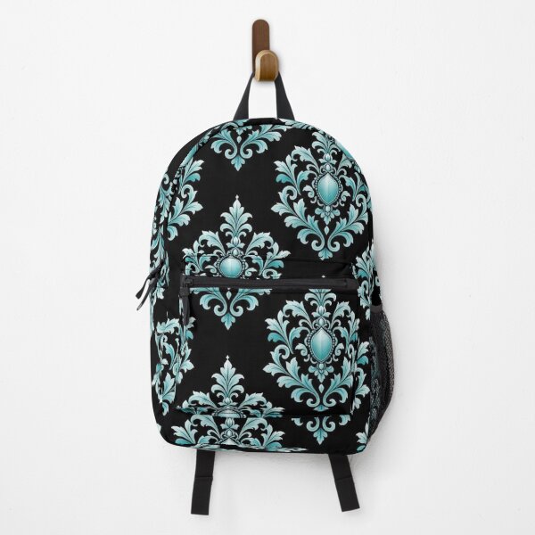 Item preview, Aqua-Black Baroque & Damask designed and sold by DesignsByPrnces.